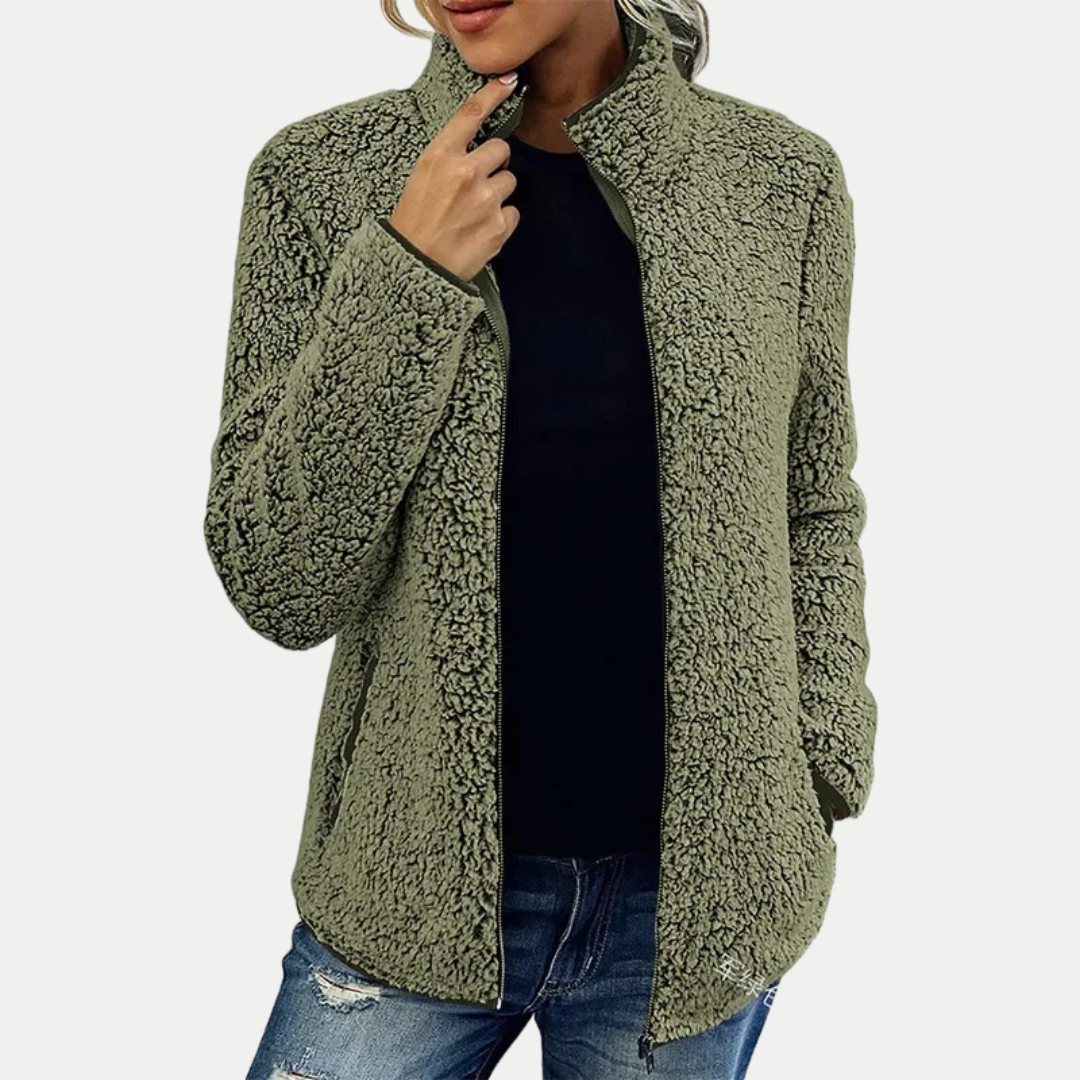 Vendela™ | Elegant och avslappnad fleecejacka